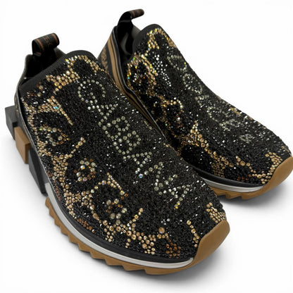 Dolce & Gabbana Sorrento Swarovski Logo Sneaker — view 3
