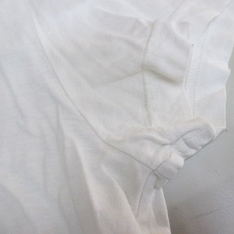 Prada Triangle Plate T-Shirt XS White Logo Embroidery Patch — view 8