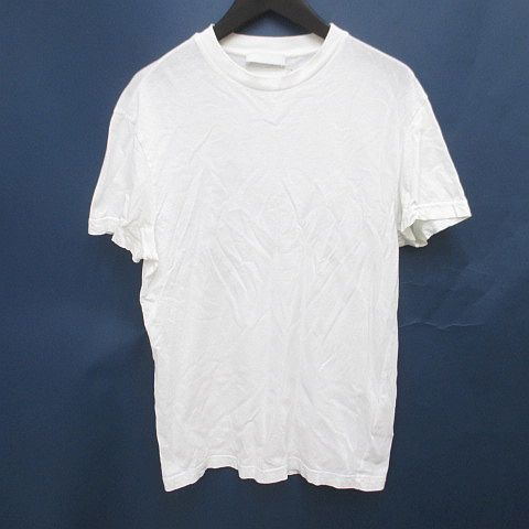 Prada Triangle Plate T-Shirt XS White Logo Embroidery Patch — view 2