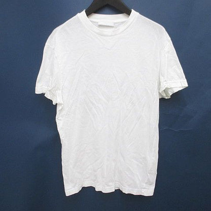Prada Triangle Plate T-Shirt XS White Logo Embroidery Patch — view 2