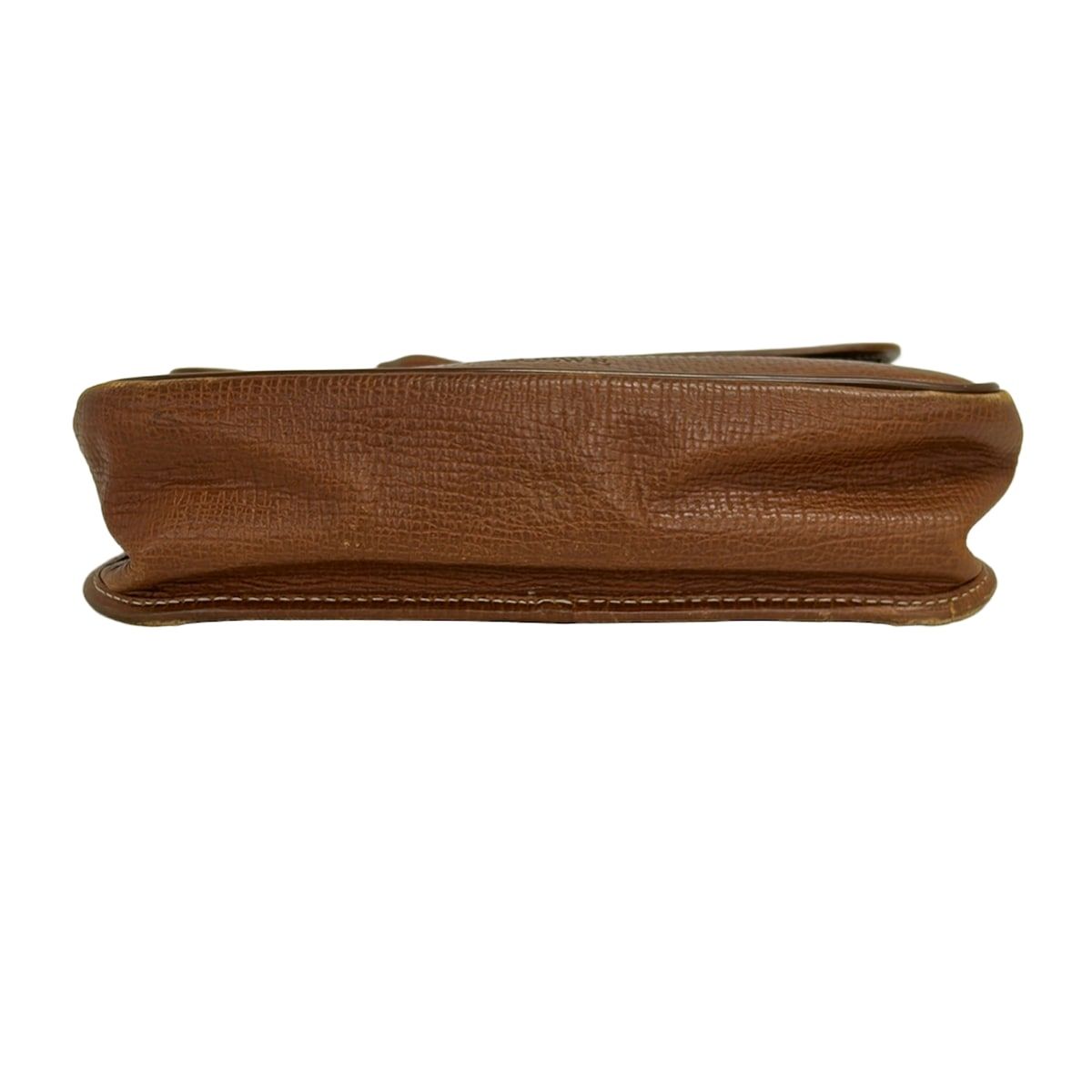 Loewe Shoulder Bag Dark Brown Amazona Embossed Leather — view 4