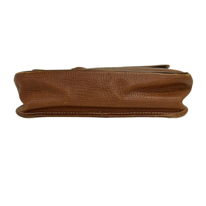 Loewe Shoulder Bag Dark Brown Amazona Embossed Leather — view 4