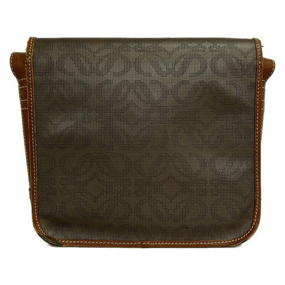 Loewe Shoulder Bag Dark Brown Amazona Embossed Leather — view 3