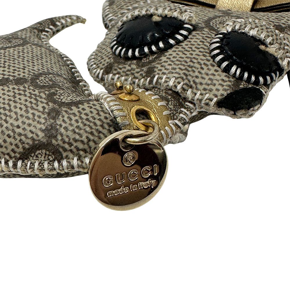 Gucci Key Holder Ori Chihuahua GG Supreme Beige Brown — view 4