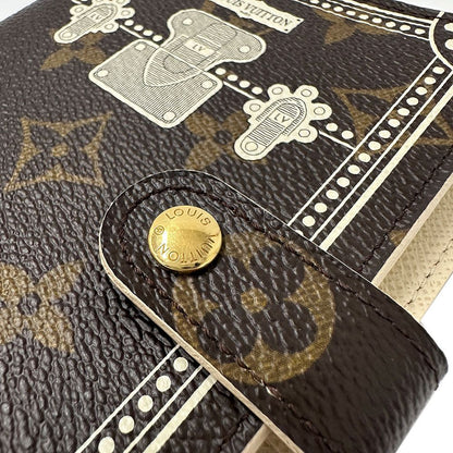 Louis Vuitton Notebook Cover Monogram Canvas Agenda PM Brown 6 Hole Ruler — view 6