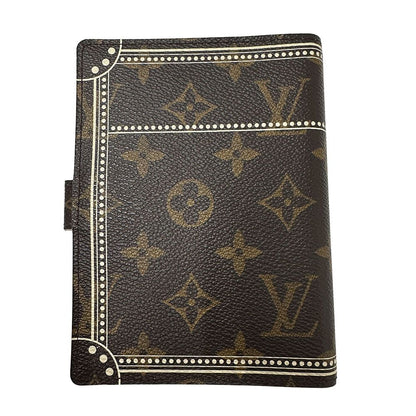 Louis Vuitton Notebook Cover Monogram Canvas Agenda PM Brown 6 Hole Ruler — view 2