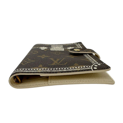 Louis Vuitton Notebook Cover Monogram Canvas Agenda PM Brown 6 Hole Ruler — view 3