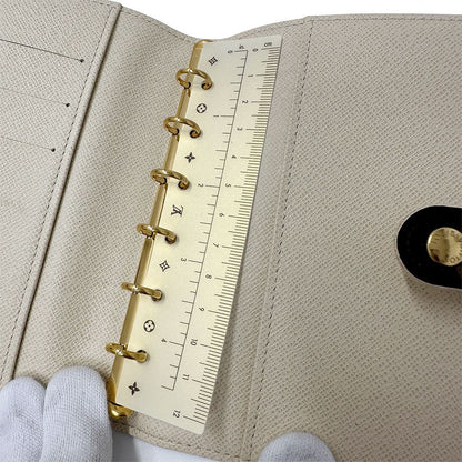 Louis Vuitton Notebook Cover Monogram Canvas Agenda PM Brown 6 Hole Ruler — view 9