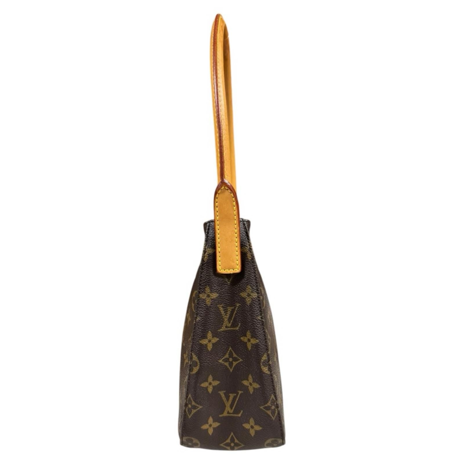 Louis Vuitton Looping MM Monogram Shoulder Bag Canvas Brown — view 4