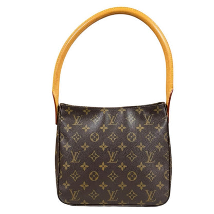 Louis Vuitton Looping MM Monogram Shoulder Bag Canvas Brown — view 3