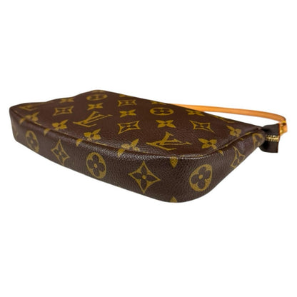 Louis Vuitton Pochette Monogram Handbag Canvas Brown — view 7