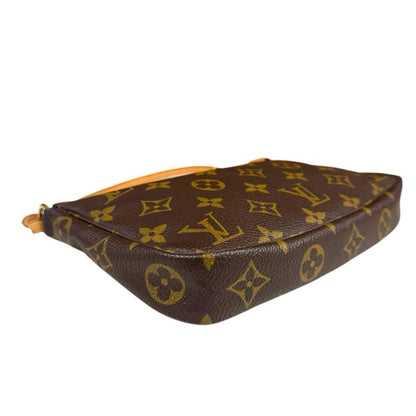 Louis Vuitton Pochette Monogram Handbag Canvas Brown — view 6