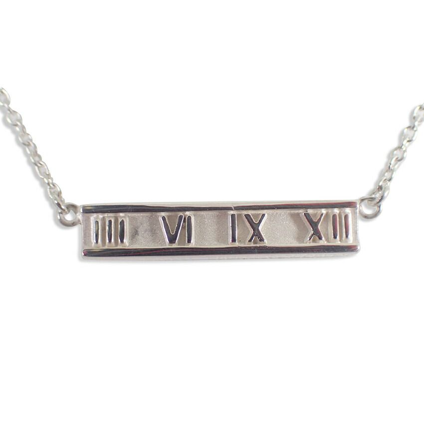 Tiffany & Co 925 Atlas Bar Pendant