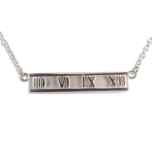 Tiffany & Co 925 Atlas Bar Pendant