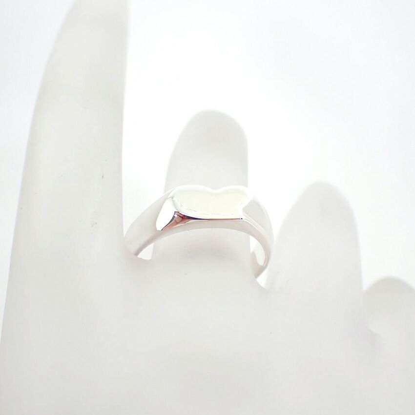 Tiffany & Co 925 Signet Heart Ring — view 5