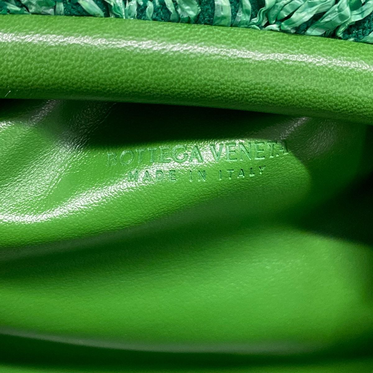 Bottega Veneta Shoulder Bag Mini the Pouch Green Leather — view 9