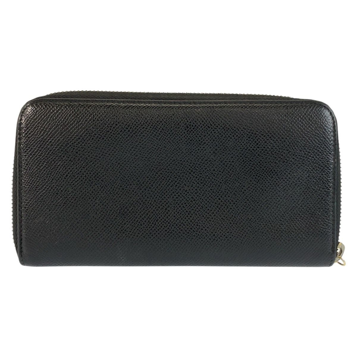 Bvlgari Black Gold Leather FG Wallet — view 2