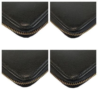 Bvlgari Black Gold Leather FG Wallet — view 7