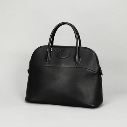 Hermes Bolide 35 Tote Shoulder Bag Garibaldi Noir Black Gold Vo 2-Way — view 3