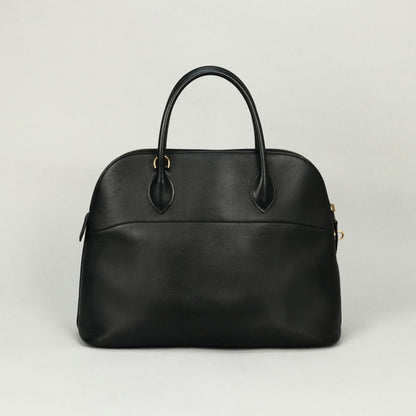 Hermes Bolide 35 Tote Shoulder Bag Garibaldi Noir Black Gold Vo 2-Way — view 4