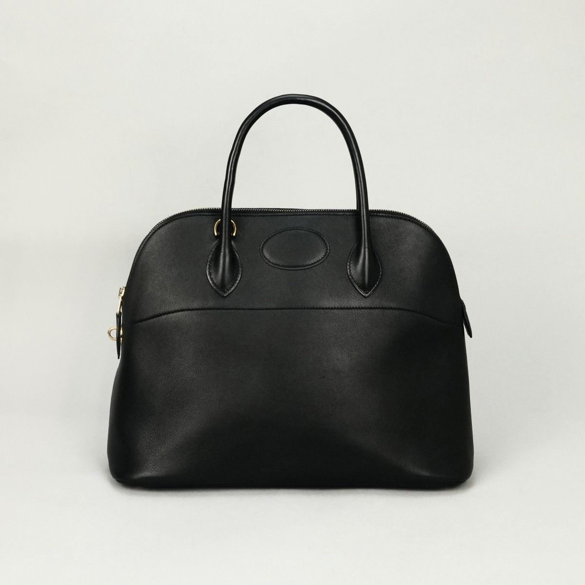 Hermes Bolide 35 Tote Shoulder Bag Garibaldi Noir Black Gold Vo 2-Way