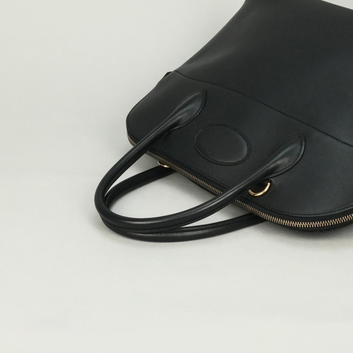 Hermes Bolide 35 Tote Shoulder Bag Garibaldi Noir Black Gold Vo 2-Way — view 7