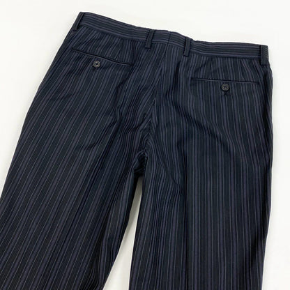 Loro Piana Paul Smith London Singles Jacket Striped Pattern Fabric M2 Black — view 8
