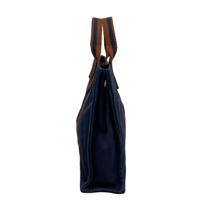 Hermes Tote Fourre Tout PM Navy Dark Brown — view 4