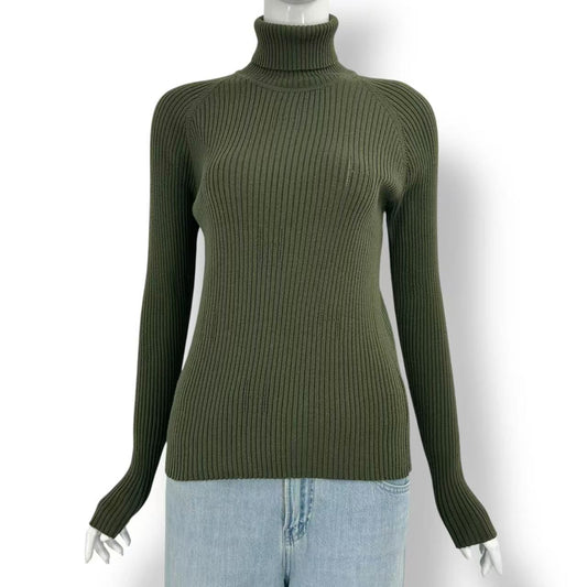 Hermes High Neck Sweater Cashmere Green