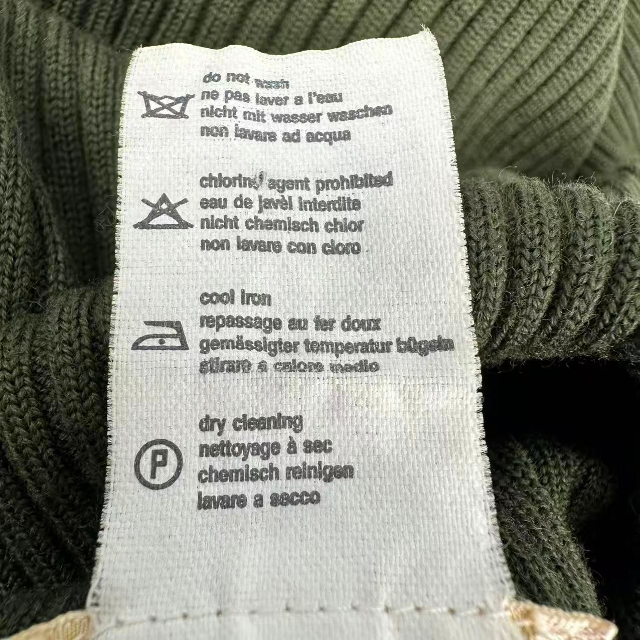 Hermes High Neck Sweater Cashmere Green — view 4