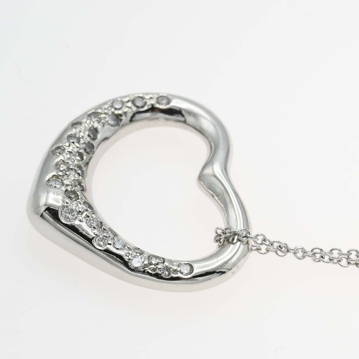 Tiffany & Co Polished Necklace Open Diamond