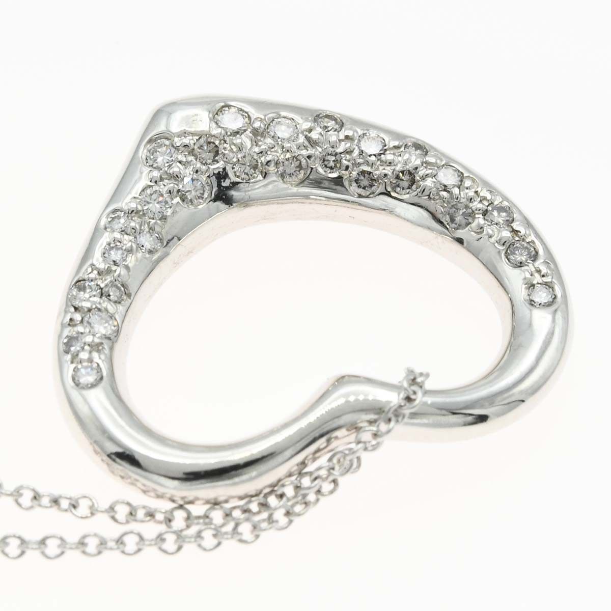 Tiffany & Co Polished Necklace Open Diamond — view 3