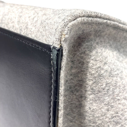 Celine Travelers 2-Way Handbag Felt Leather — view 6