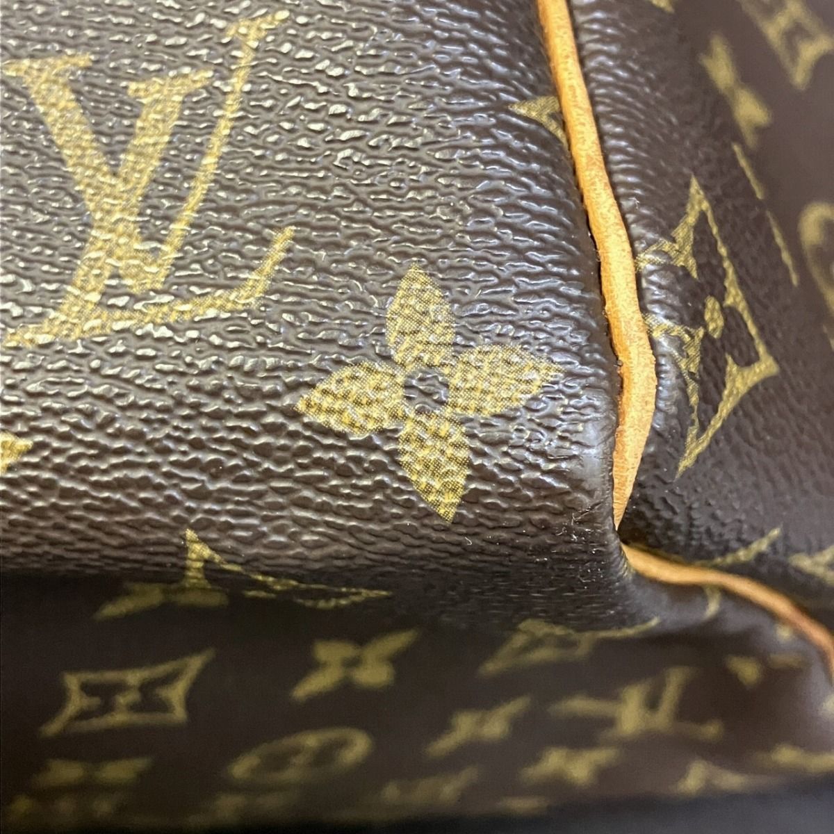Louis Vuitton Speedy 30 Monogram Handbag Leather Canvas — view 7