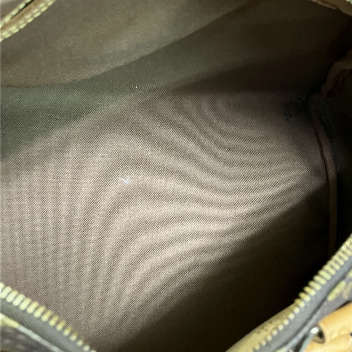 Louis Vuitton Speedy 30 Monogram Handbag Leather Canvas — view 6