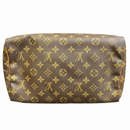 Louis Vuitton Speedy 30 Monogram Handbag Leather Canvas — view 3