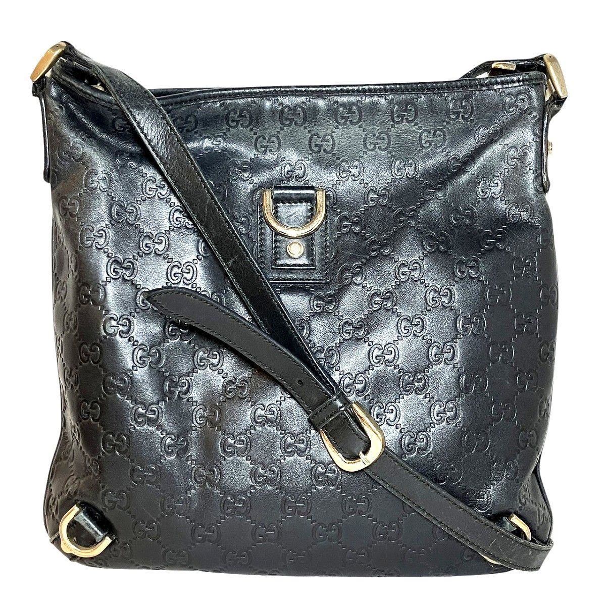 Gucci Abbey Guccissima Shoulder Bag Leather