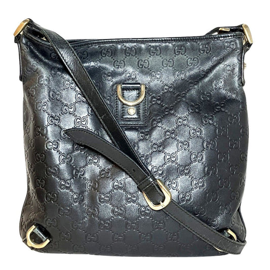 Gucci Abbey Guccissima Shoulder Bag Leather