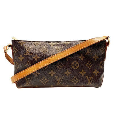 Louis Vuitton Trotteur Monogram Shoulder Bag Canvas