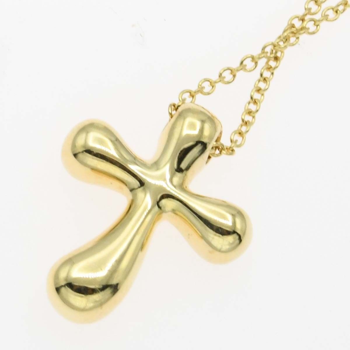 Tiffany & Co Polished Necklace Cross Diamond