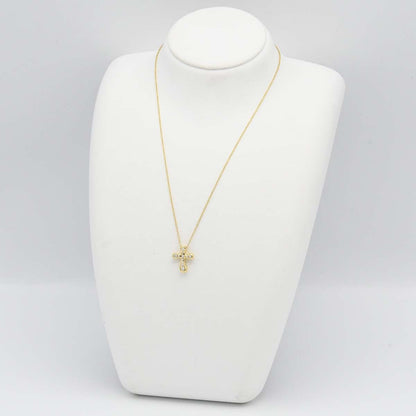 Tiffany & Co Polished Necklace Cross Diamond — view 6