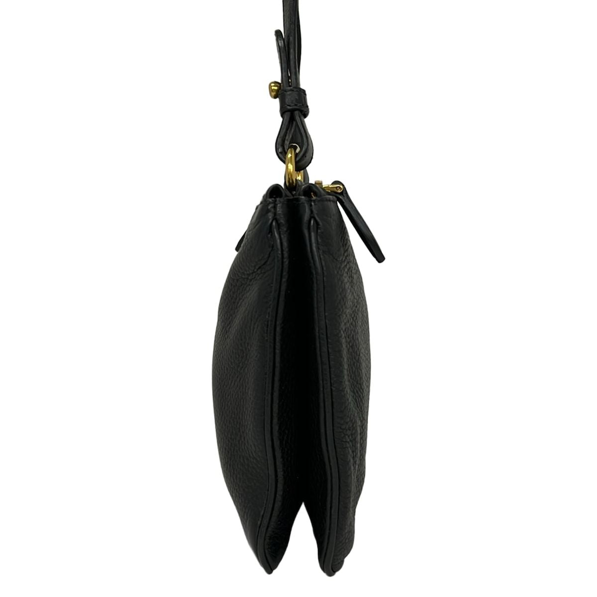 Prada Shoulder Bag Black Leather — view 4