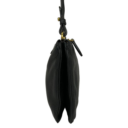 Prada Shoulder Bag Black Leather — view 4