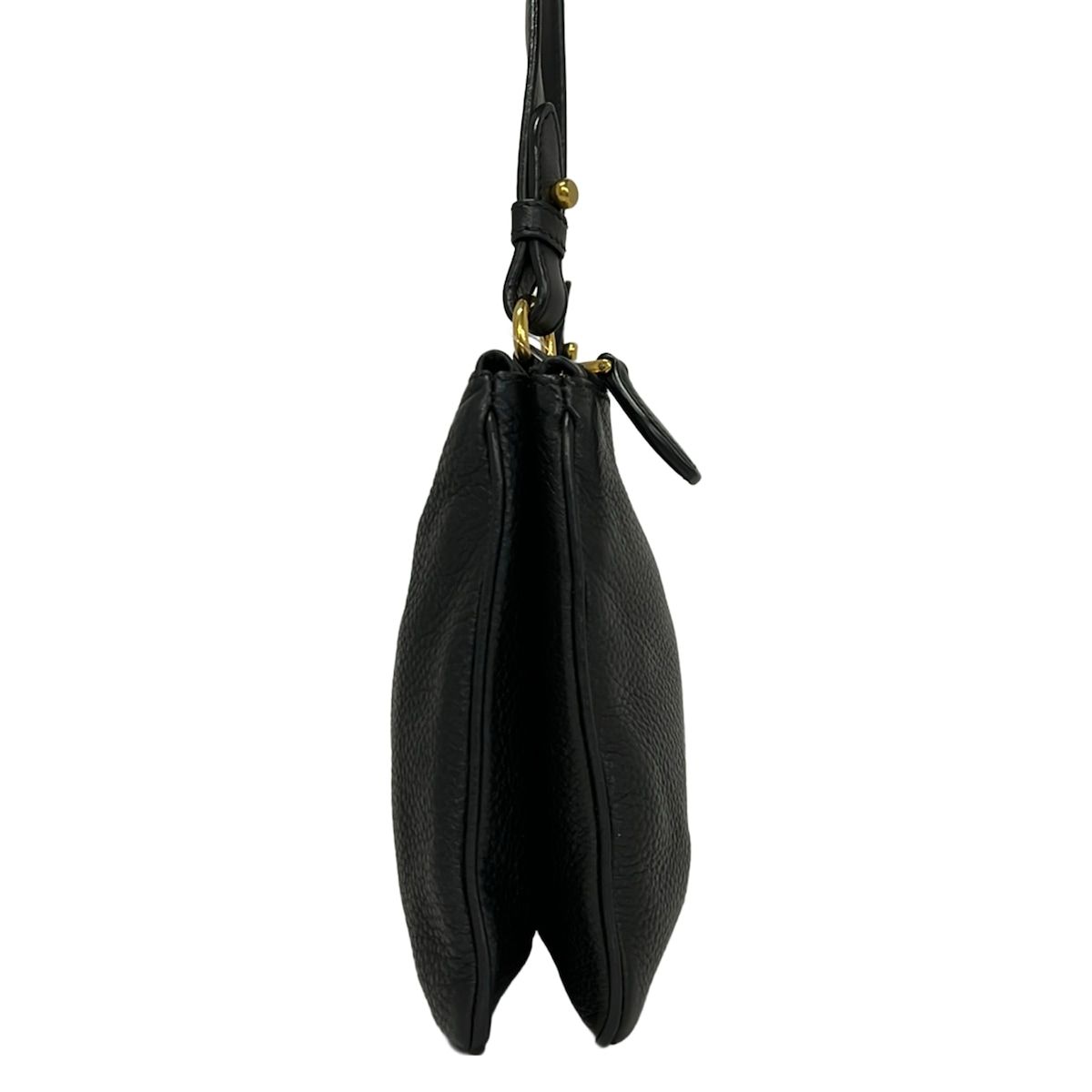 Prada Shoulder Bag Black Leather — view 2