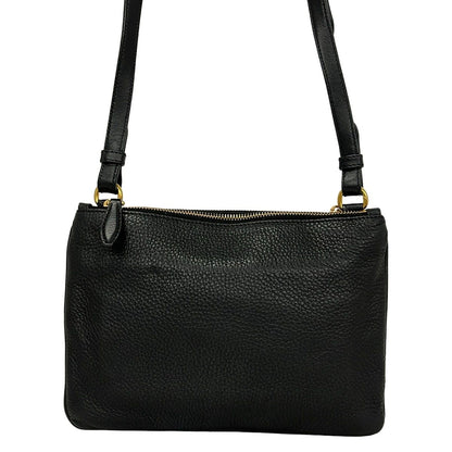 Prada Shoulder Bag Black Leather — view 3