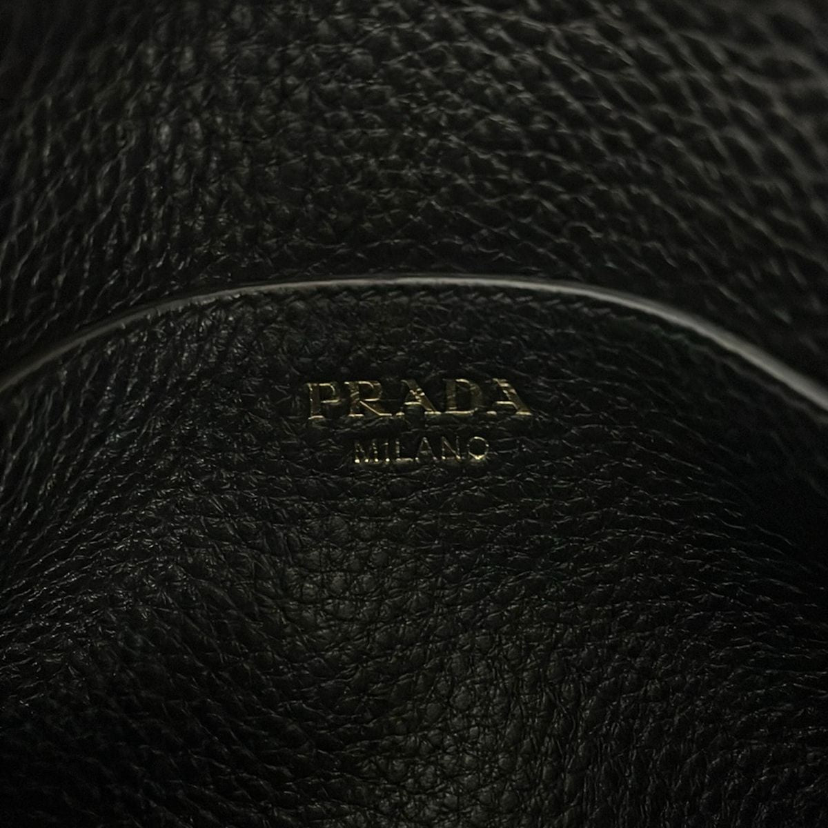 Prada Shoulder Bag Black Leather — view 8