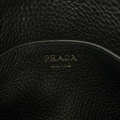 Prada Shoulder Bag Black Leather — view 8