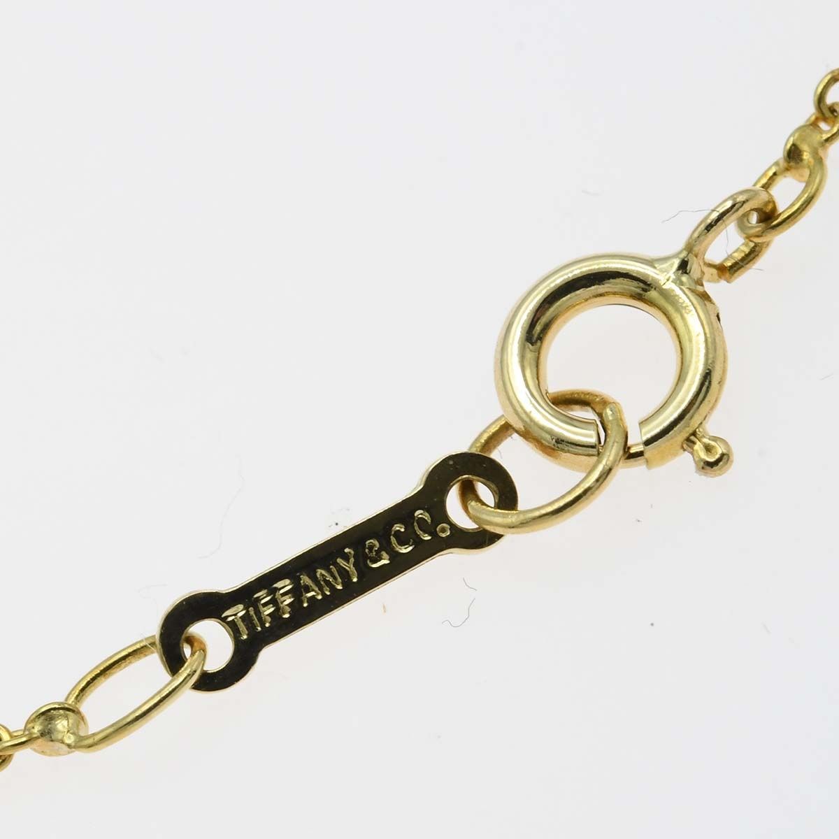 Tiffany & Co Polished Necklace Open 18k — view 3