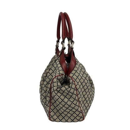 Gucci Tote Ivory Black Red Leather — view 4