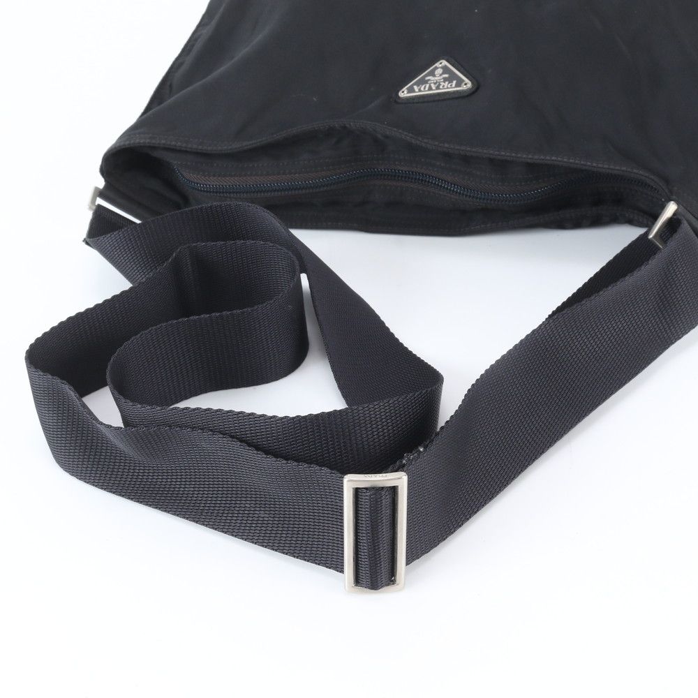 Prada Tessuto Nylon Triangle Logo Shoulder Bag Crossbody Messenger Business — view 3